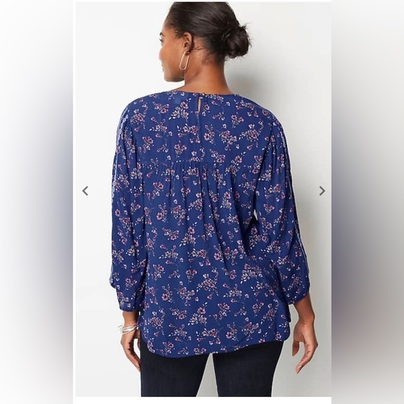 J. Jill Night Sky Floral Top - Picture 6 of 8